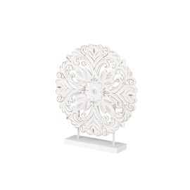 Sculpture mandala en bois