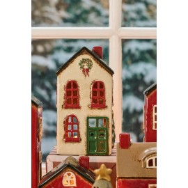 Maison photophore de Noël