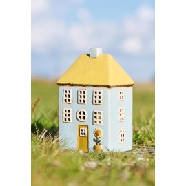 Maison photophore tournesol