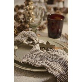 Serviette de table à rayures