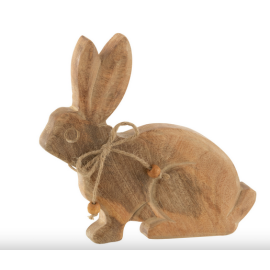 Lapin de Pâques bois manguier