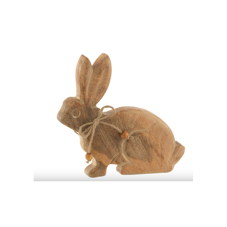Lapin de Pâques bois manguier