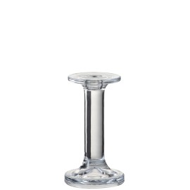 Chandelier verre transparent