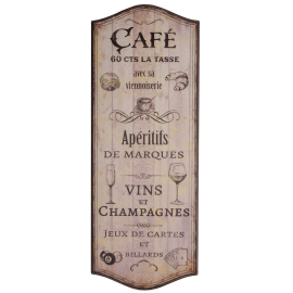 Panneau "café-apéritifs"