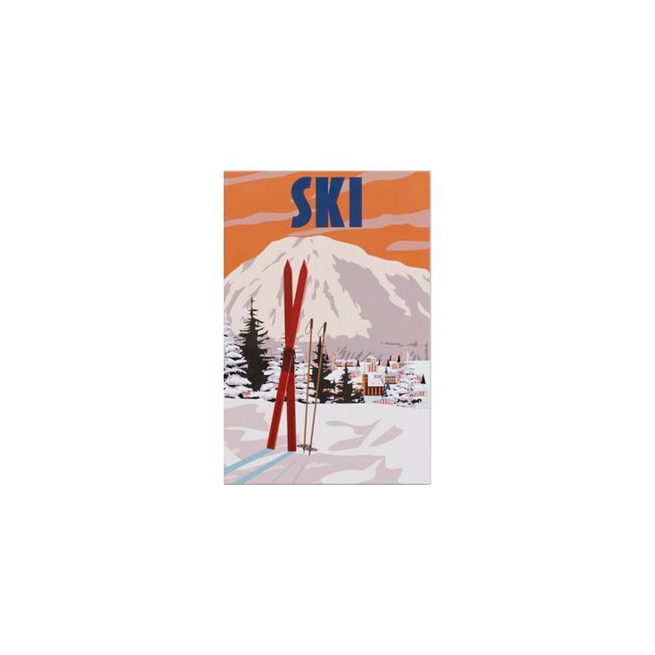 Panneau "station de ski"
