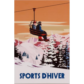 Panneau "sport d'hiver"