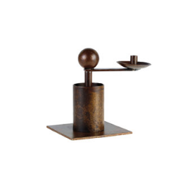 Bougie spirale avec socle