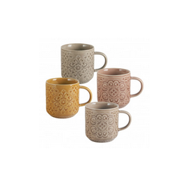 Set 4 mugs bella terra