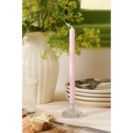 Bougeoir transparent verre