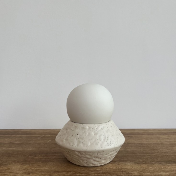 Lampe sans fil en grès