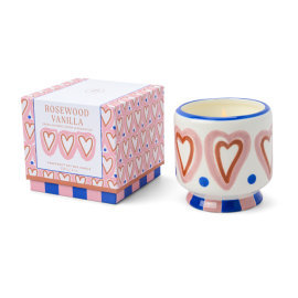 Bougie céramique "Coeur"