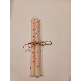 Bougies coeurs