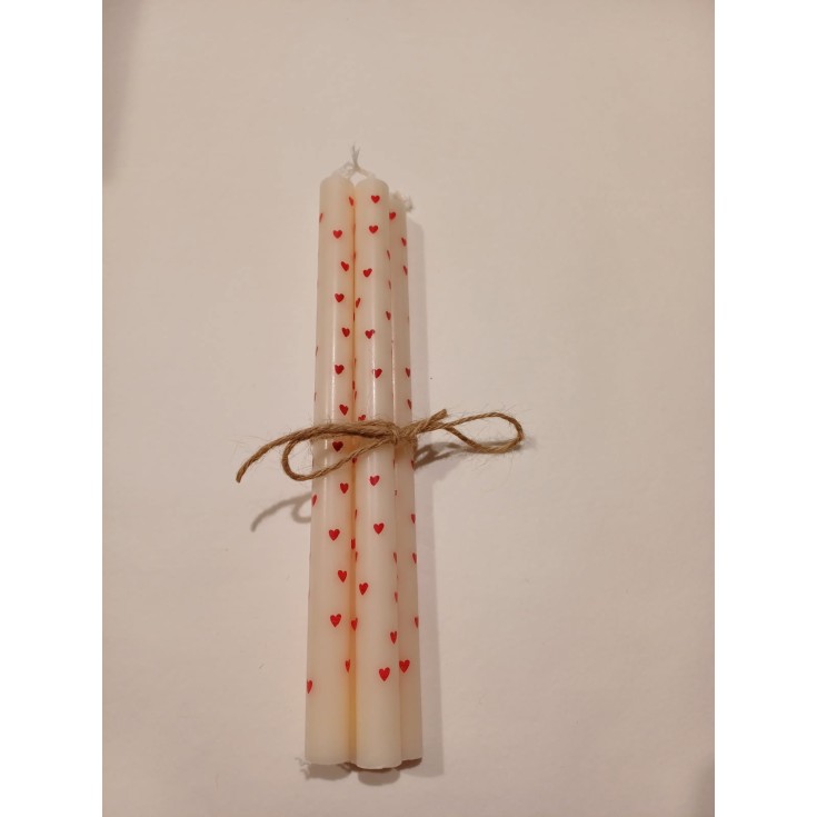 Bougies coeurs