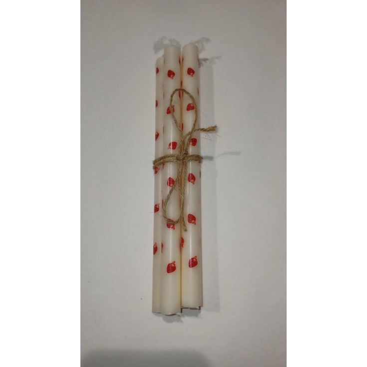 Bougies fraises