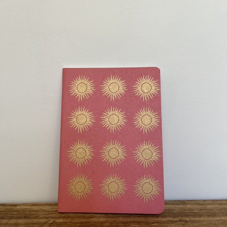 Carnet soleils dorés