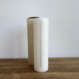 Bougie calendrier de l'avent