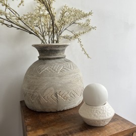 Lampe sans fil en grès
