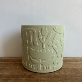 Cache pot Aloha vert