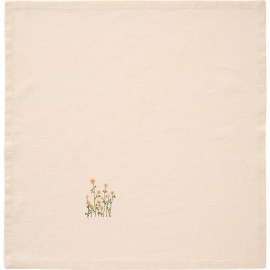 Serviette à fleurs