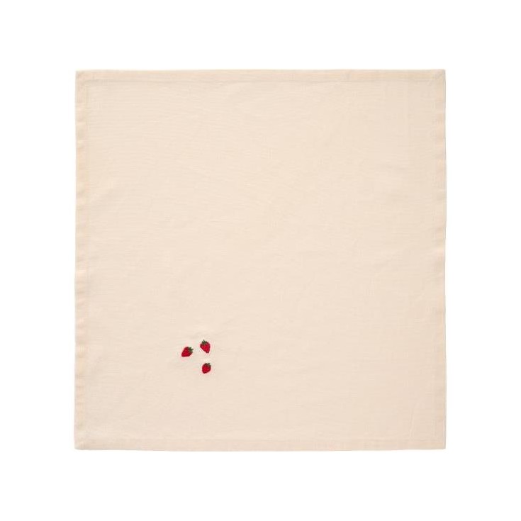 Serviette fraises