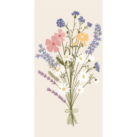 Serviette en papier bouquet...