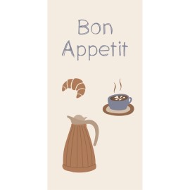 Serviette en papier "Bon...