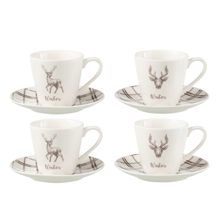 Set 4 Mugs "Rennes"