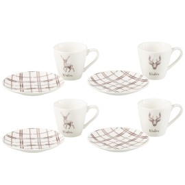 Set 4 Mugs "Rennes"