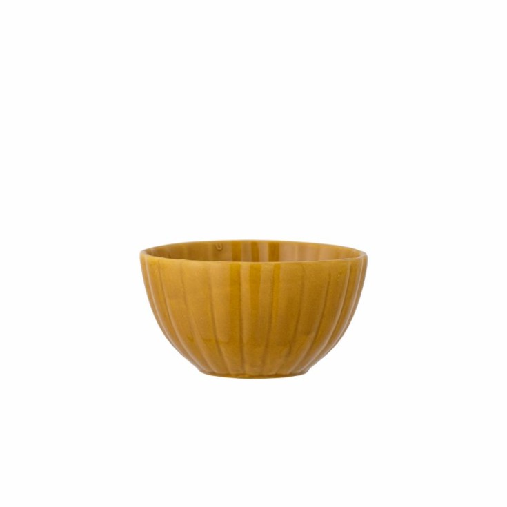 Bol en grès jaune