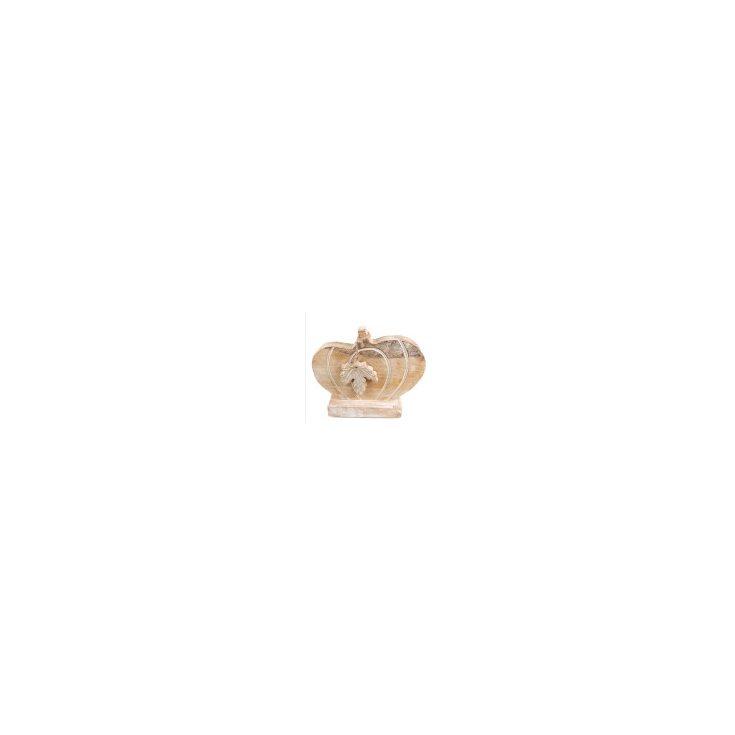 Citrouille en bois